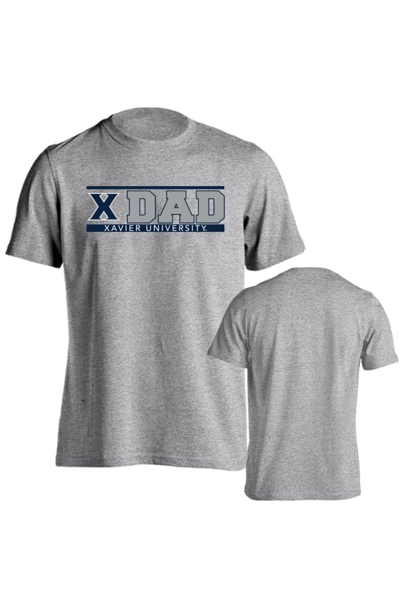 Xavier University Musketeers Dad Proud Parent Short Sleeve T-Shirt