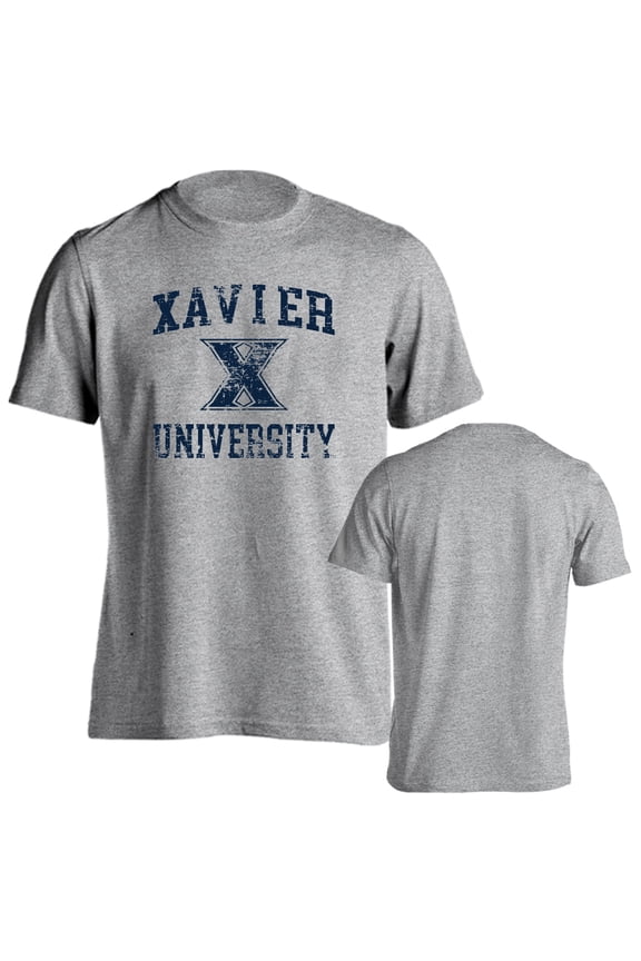 Xavier University Musketeers Distressed Retro Short Sleeve T-Shirt