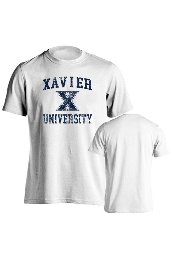 Xavier University Musketeers Distressed Retro Short Sleeve T-Shirt