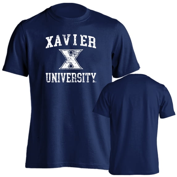 Xavier University Musketeers Distressed Retro Short Sleeve T-Shirt