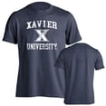 thumbnail image 1 of Xavier University Musketeers Distressed Retro Short Sleeve T-Shirt, 1 of 5