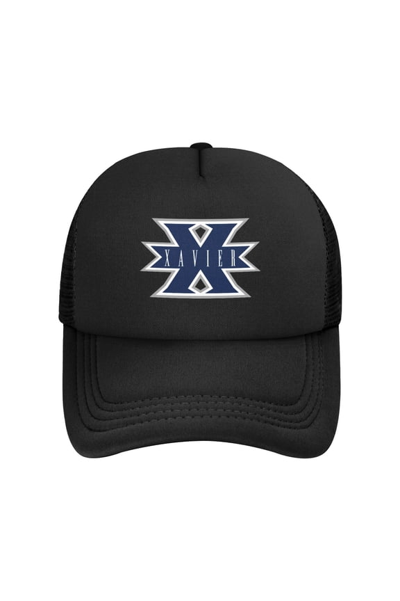 Xavier University Solid Color Lightweight Adult Mesh Baseball Cap