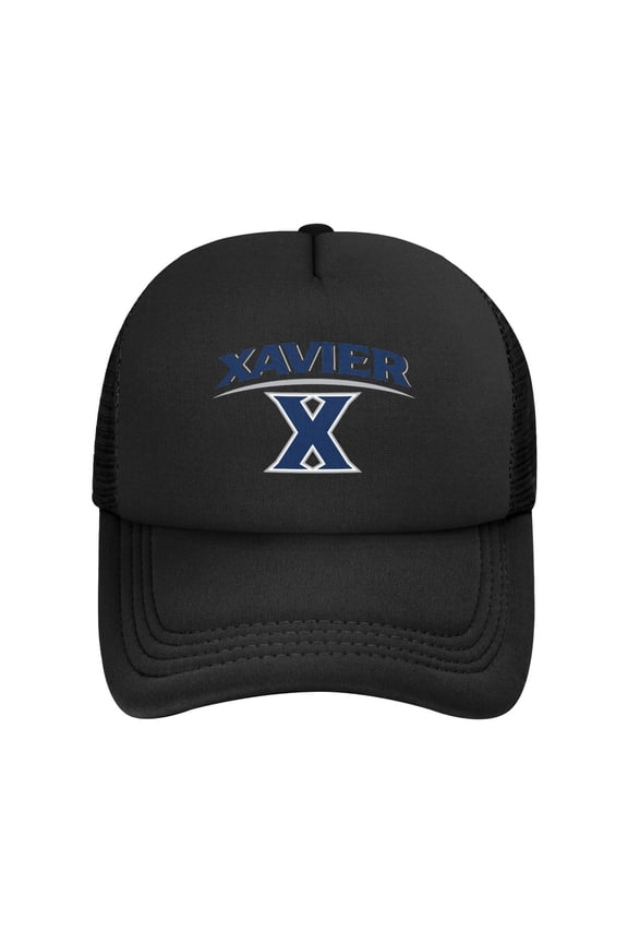 Xavier University Solid Color Lightweight Adult Mesh Baseball Cap
