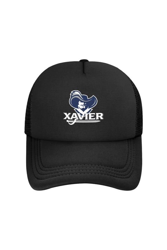 Xavier University Solid Color Lightweight Adult Mesh Baseball Cap