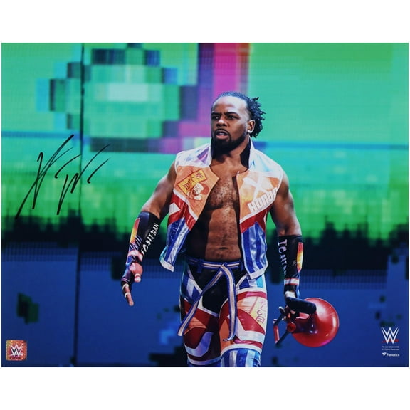 Xavier Woods WWE Autographed 16" x 20" Entrance Photograph - Fanatics Authentic Certified