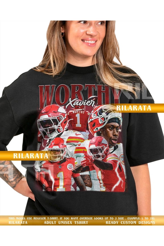 Xavier Worthy Vintage T-Shirt Gift for Women and Man Shirt Unisex Tee Sport