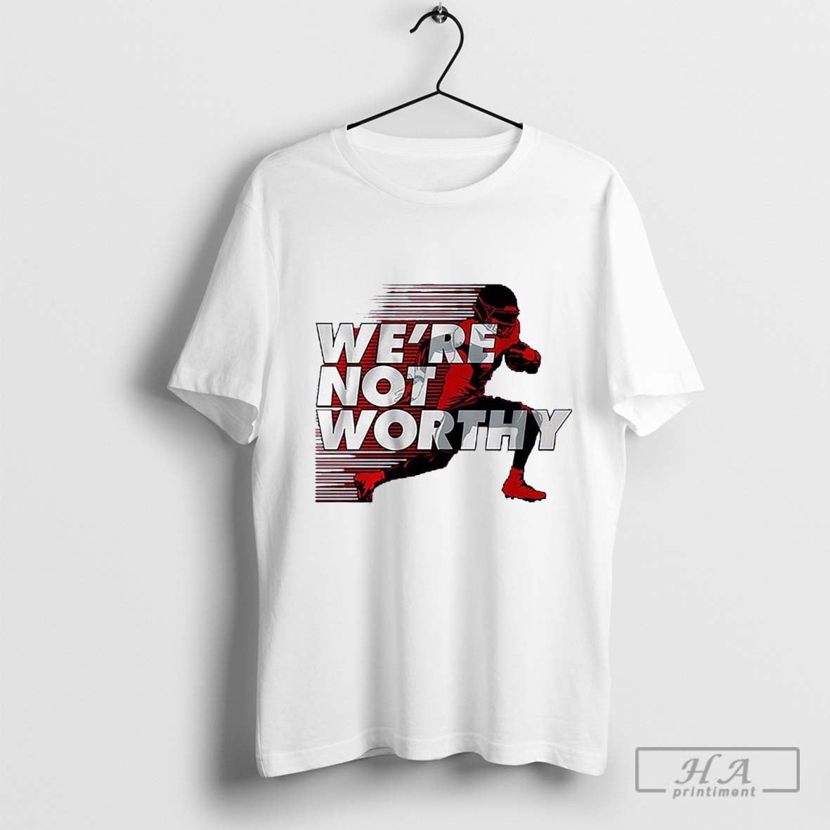 Xavier Worthy We’re Not Worthy 2024 Shirt up to size 4XL