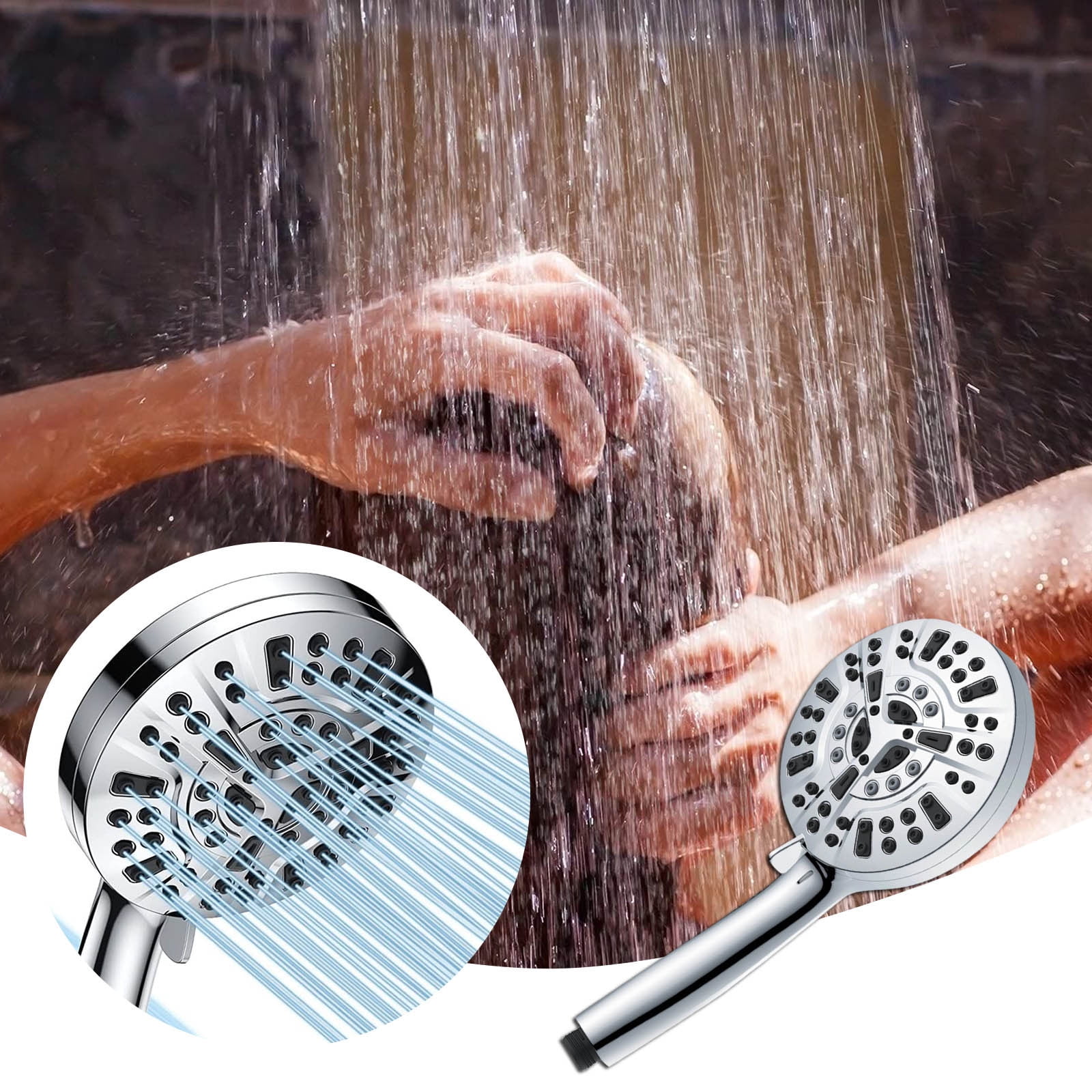 Xaweyi PowerPulse Massage Hand Held Shower Head