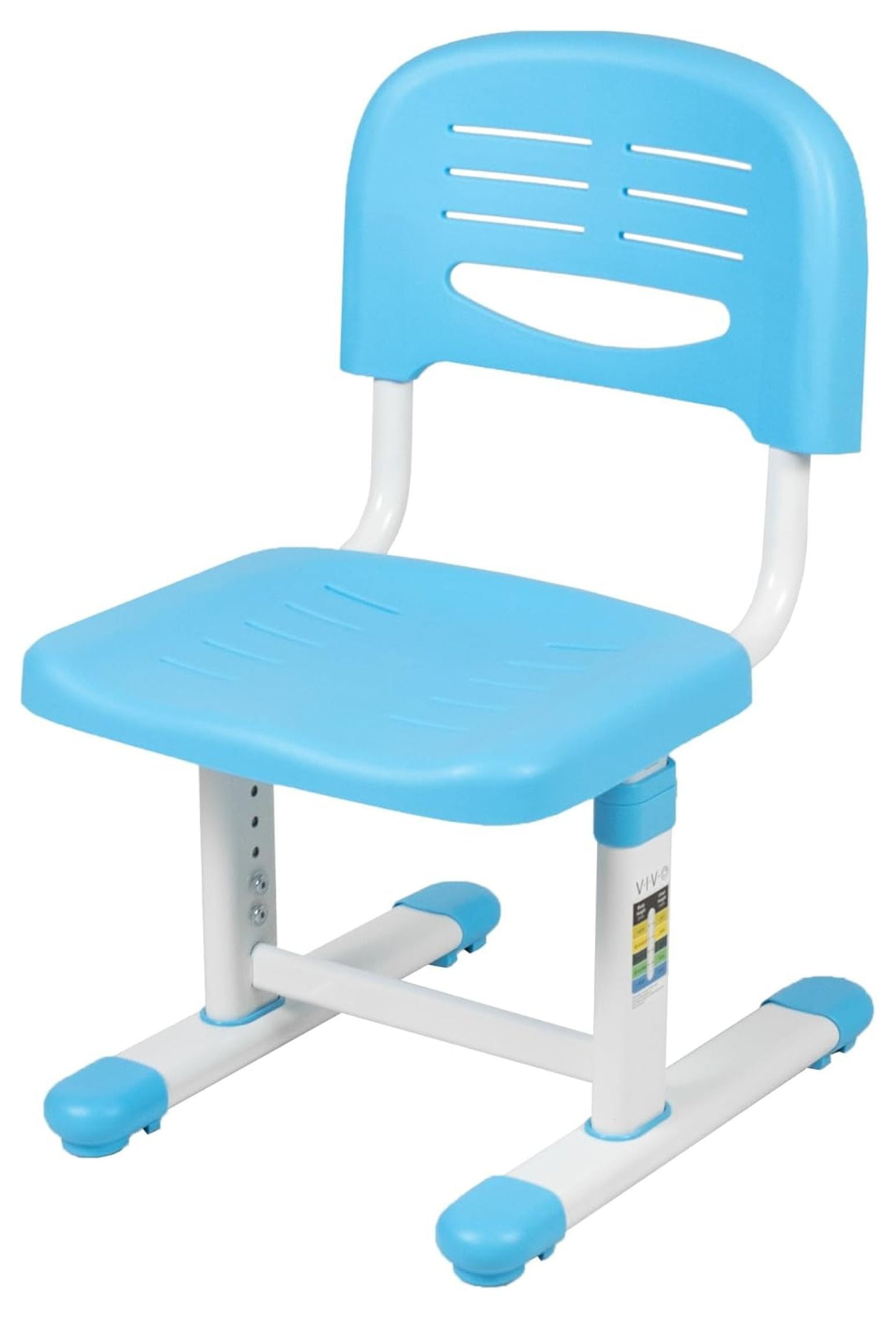 Blue Adjustable Ergonomic Kids Desk Chair with Metal Frame