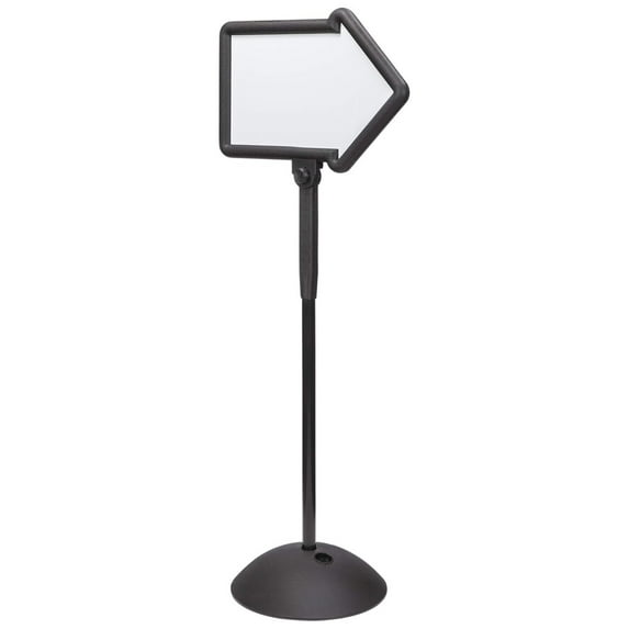 Xayoca Products 4173BL Write Way Directional Arrow Sign, Black, Magnetic Dual-Sided Dry Erase Board, Indoor and Outdoor Use
