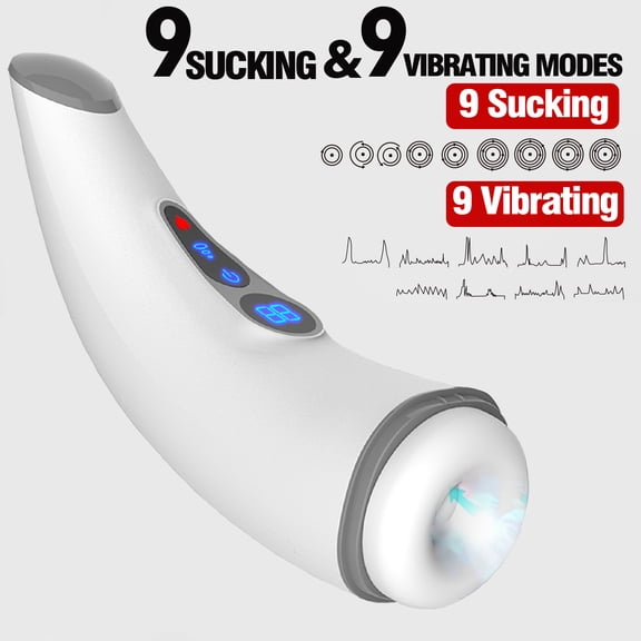 Xbonp APP Control Male Masturbator Sex Toys for Men Sucking Heating Vibrating LCD Display