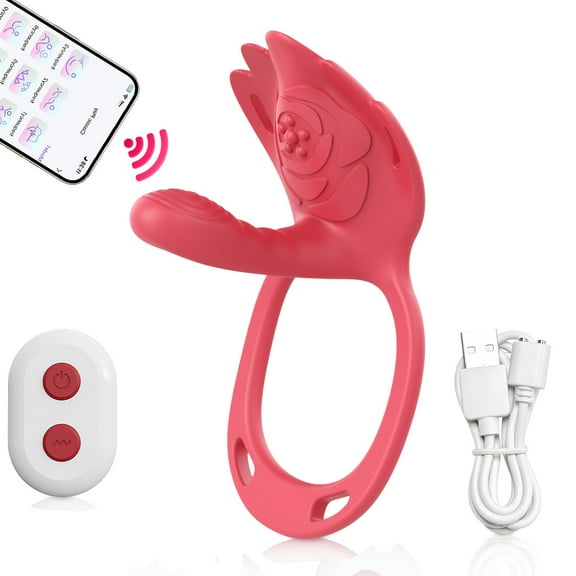 Xbonp Couples App Remote Control Wearable Vibrator Clitoral, Couple Adult Sex Toys