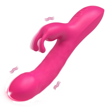 Xbonp Dildo Vibrator for Women, 10 Vibration Modes G Spot Rabbit Vibrator Adult Sex Toys(Red)