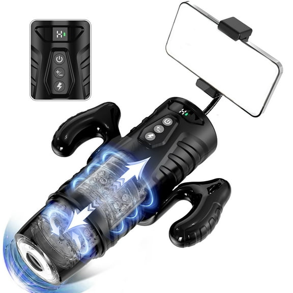 Xbonp Male Masturbator Sex Toys for Men Adult Toy 7 Thrusting & Rotating Modes