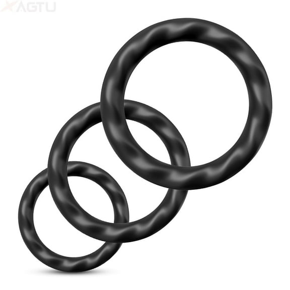 Xbonp Men Penis Ring ,Pleasure Ring 3 Pack