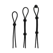 Xbonp Penis Ring Set, Silicone Adjustable Penis Rings Adult Sex Toys for Men or Couple