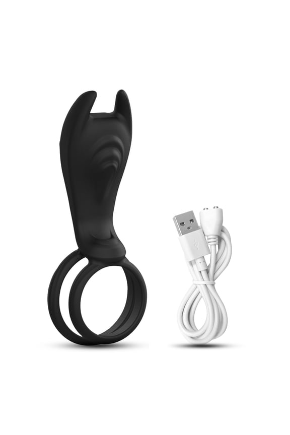 Silicone Vibrating Penis Ring for Men and Couple,Adult Pleasure Ring for Men