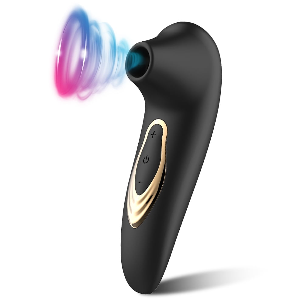 womens sexy black suit Clitoral Suction Vibrators