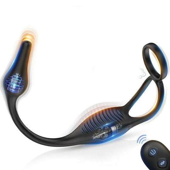Xbonp Thrusting Anal Vibrator Prostate Massager Vibrating And Penis Ring