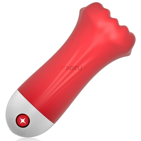 Xbonp Vibrating Masturbator for Unisex with 1 Item, Red, 1 Count