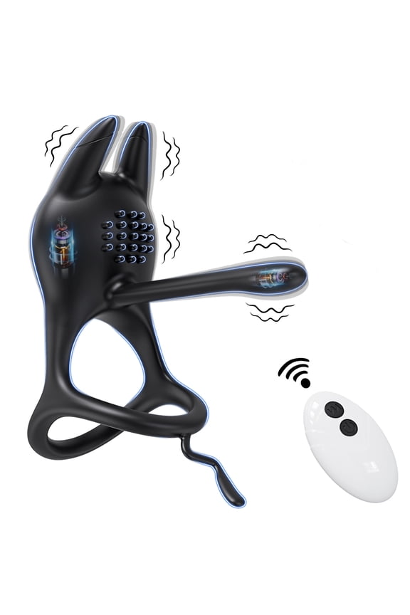 Vibrating Penis Ring ,9 Vibrations Mode Penis Ring Clitoris Vibrator