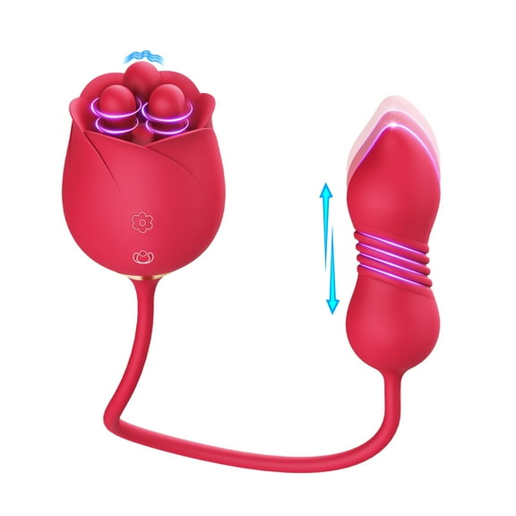 Xbonp Vibrator Dildo Sex Toys for Women with Thrusting G Spot Vibrators & 9 Vibration Modes