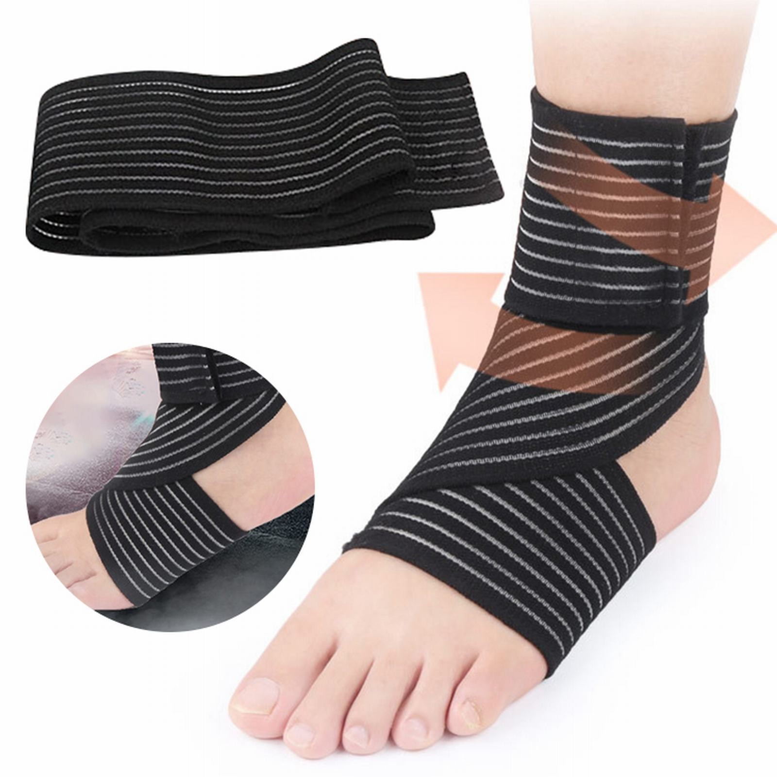 Xboschi Foot And Ankle Support Band Adjustable Elastic Ankle Brace With
