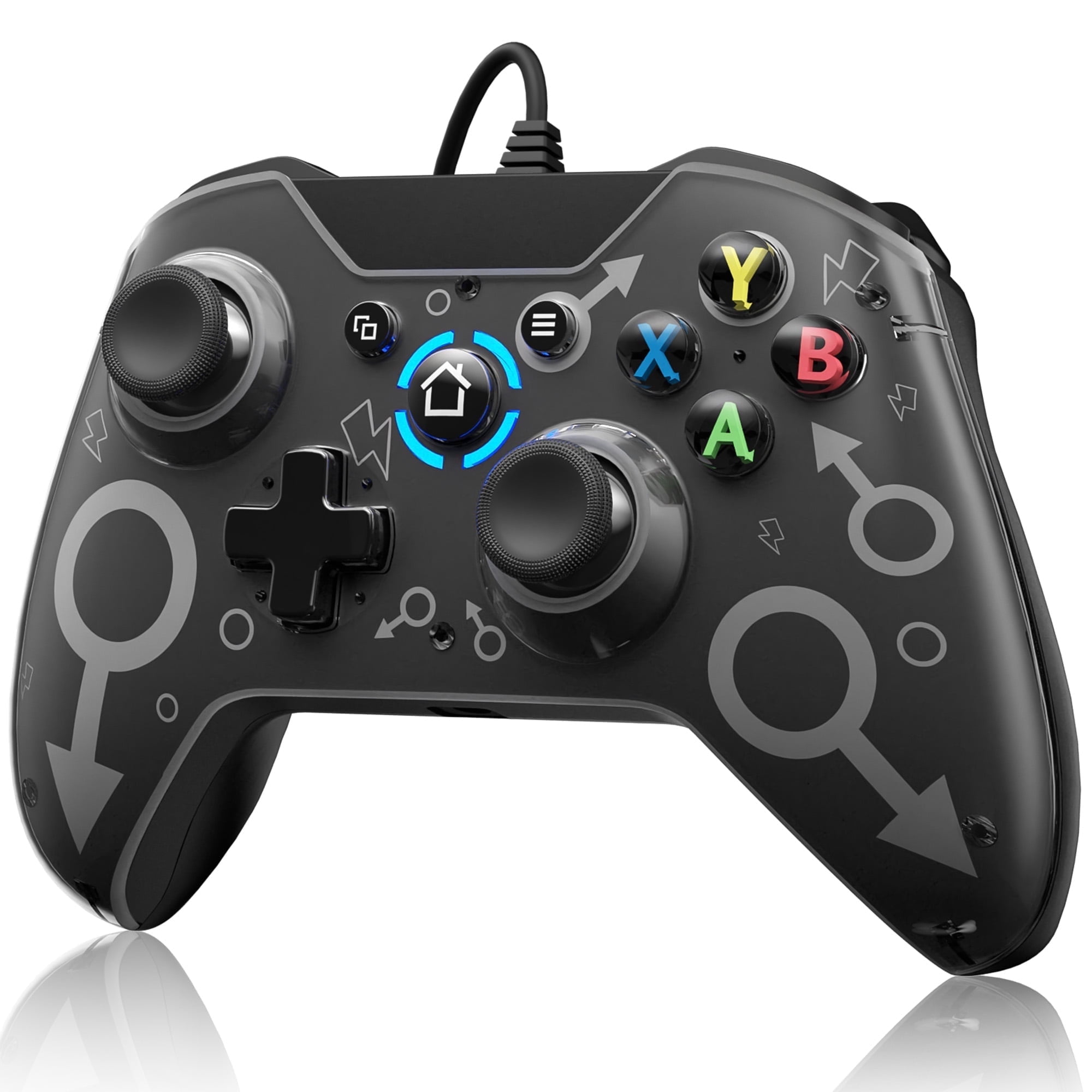 LUXMO Xbox 360 USB Wired Gaming Controller Compatible with