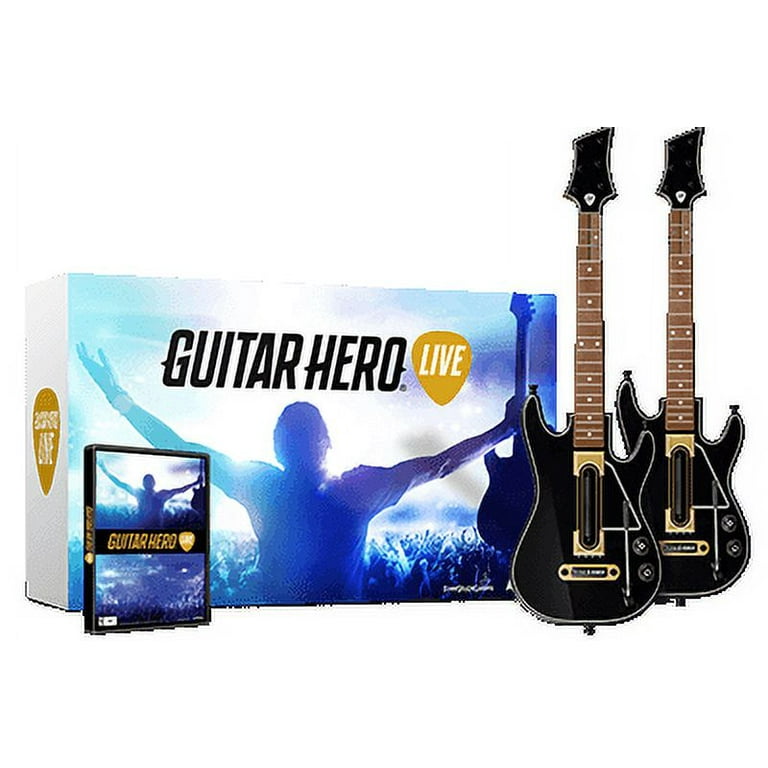 Xbox 360 Guitar Hero Live 2 Pack Bundle With Game 