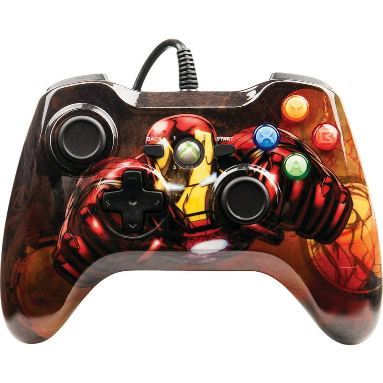 Iron Man Themed Red & Gold Chrome Custom Controller Chaos XBOX 360