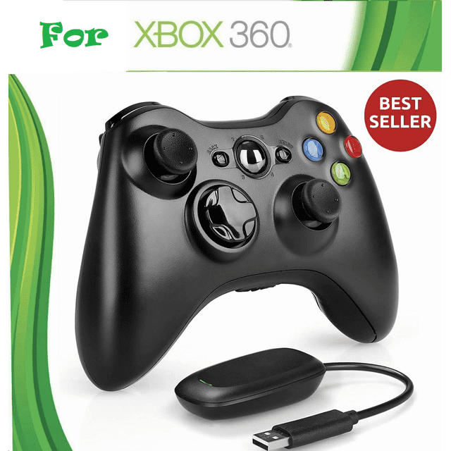 Xbox 360 Wireless Controller, 2.4G Wireless Remote Controller Gamepad
