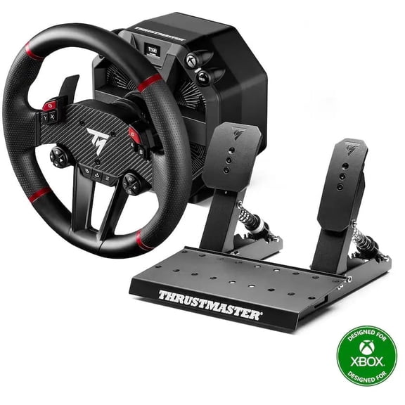 XBOX Accessory: Racing Wheel - Thrustmaster T598, Direct Axial DriveForce Feedback Racing Wheel and Pedal Set: Compatible with PC, XBOX X|S