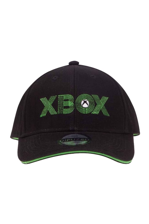 Xbox Baseball Cap White Letters Classic Logo new Official Black Strapback