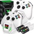 thumbnail image 1 of Beboncool Dual Xbox Controller Charger with 2×5520mWh Battery Packs for Xbox Series X|S/One/Elite, 1 of 8