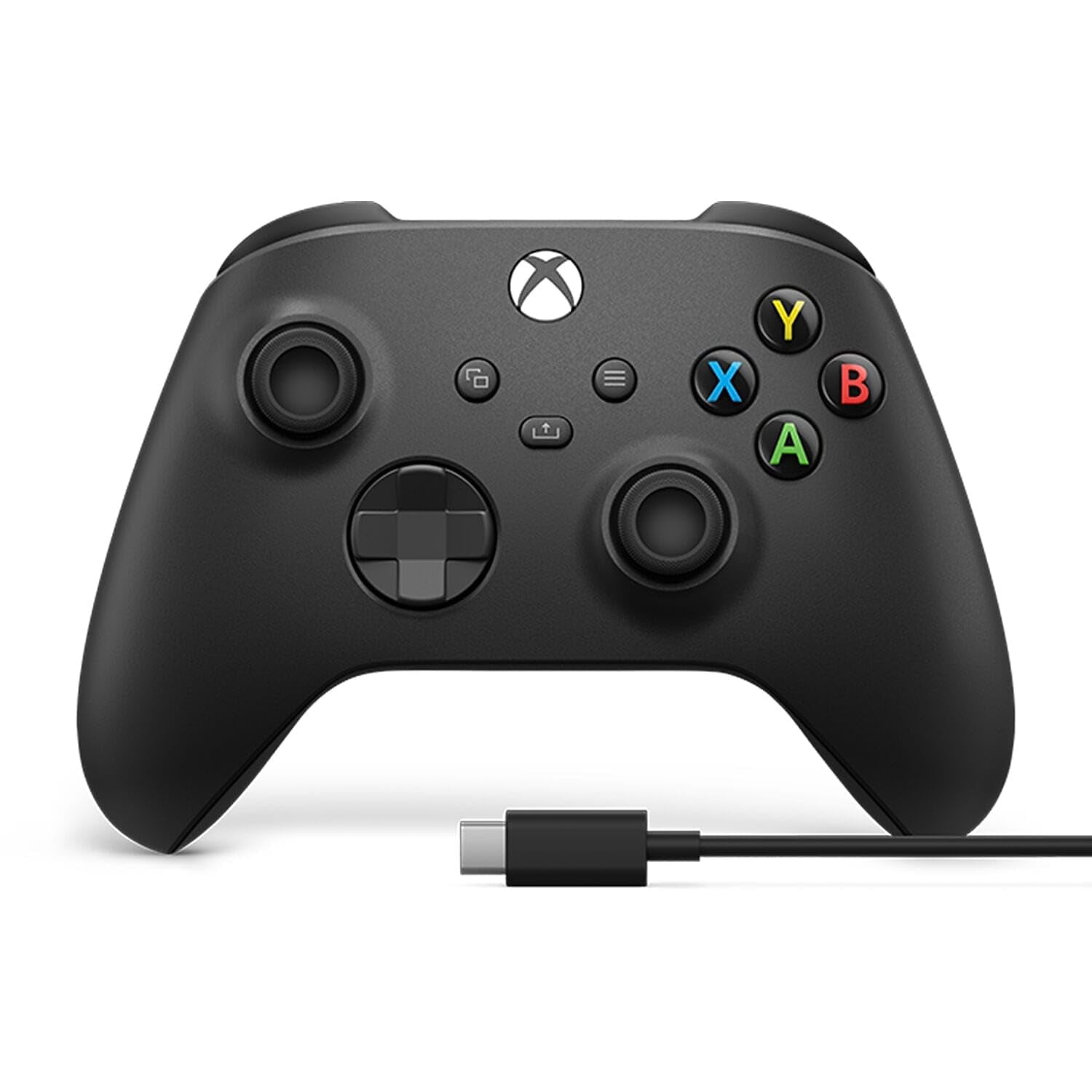 Xbox Core Wireless Gaming Controller + USB-C Cable  Carbon Black  Xbox Series X|S, Xbox One, Windows PC, Android, and iOS