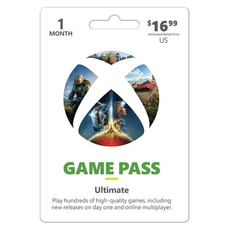 Xbox Game Pass Ultimate 1 Month Gift Card [Physical]