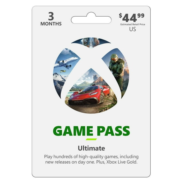 Xbox Game Pass Ultimate 3 Month Sub Card, Interactive Communication