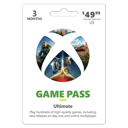 Xbox Game Pass Ultimate 3 Months Gift Card [Physical]