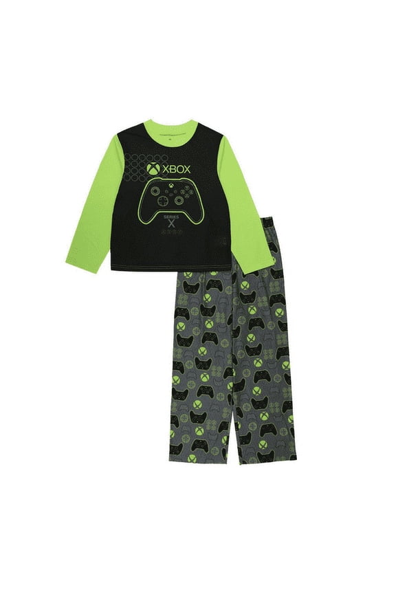 Little Boys Pull Over Head T-shirt and Elastic Waist Pants, 2 Piece Set