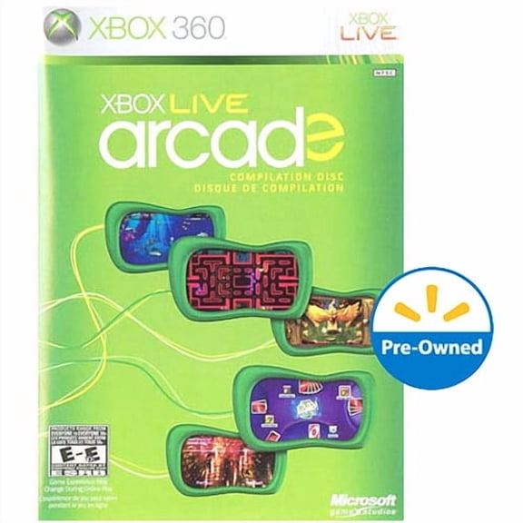 Restored Xbox Live Arcade Compilation Disc Physical/Xbox 360, Sports Game, 4 Offline Players