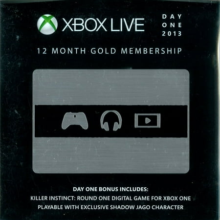 Xbox Live Gold 12-Month Membership - Limited Day One Edition with Bonus