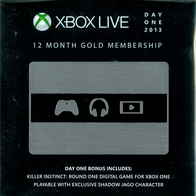 Xbox Live Gold 12-Month Membership - Limited Day One Edition