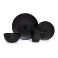 thumbnail image 1 of Xbox Logo Matte Black 8-Piece Ceramic Dinnerware Set, 1 of 8