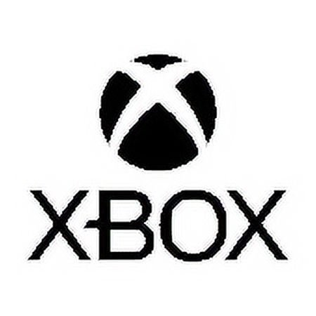 Xbox Logo Vinyl Decal - 6 Inch Black