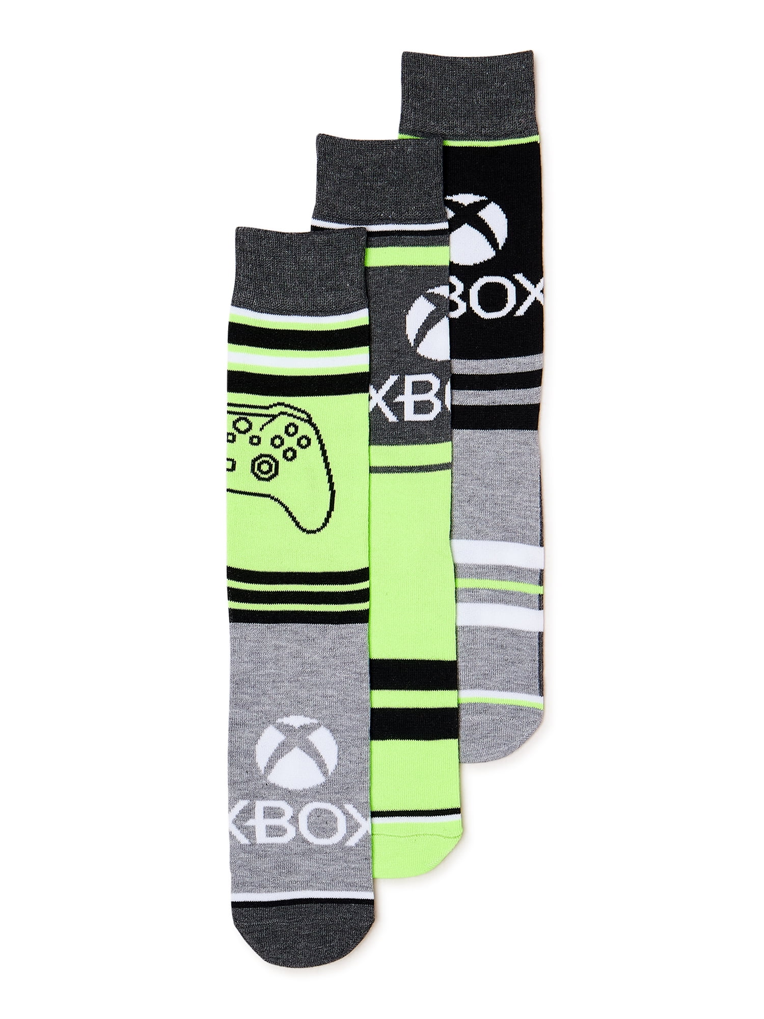 Xbox Men's Crew Socks, 3Pack