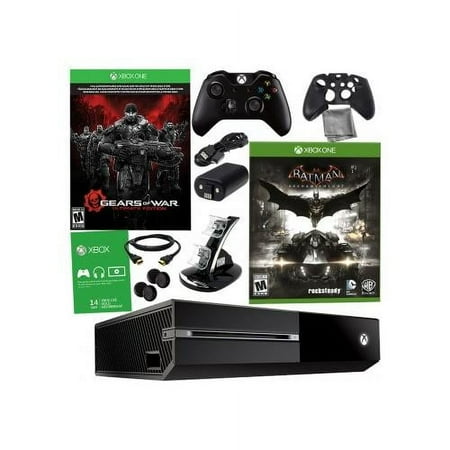Xbox One 500GB Gears of War Bundle with Arkham Knight & 8 in 1 Kit