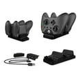 Xbox One Dual Dock Charger with Two 600mAh Rechargeable Batteries and