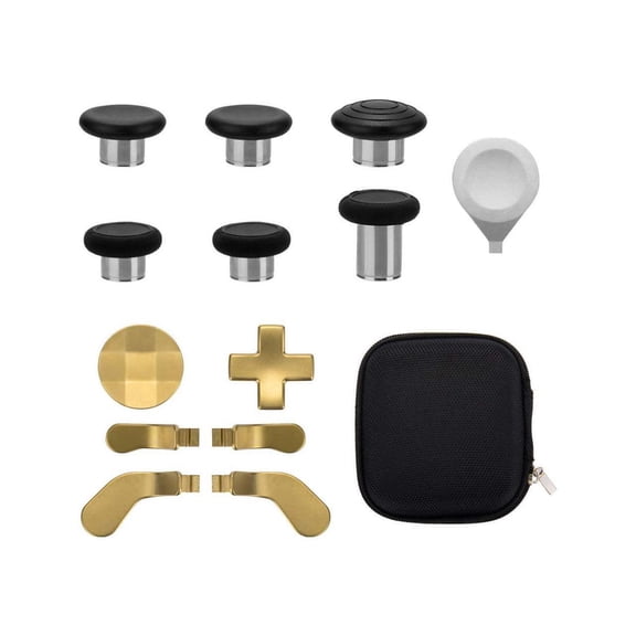 Xbox One Elite Series 2 Controller Accessories, Metal Thumbsticks Replacement, Mod Swap Joysticks, Paddles, D-Pads, Adjustment Tool