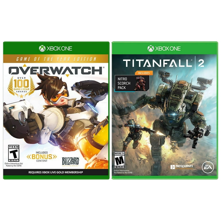 Xbox One Overwatch Game of the Year Edition Titanfall 2 with Nitro DLC Pack Walmart