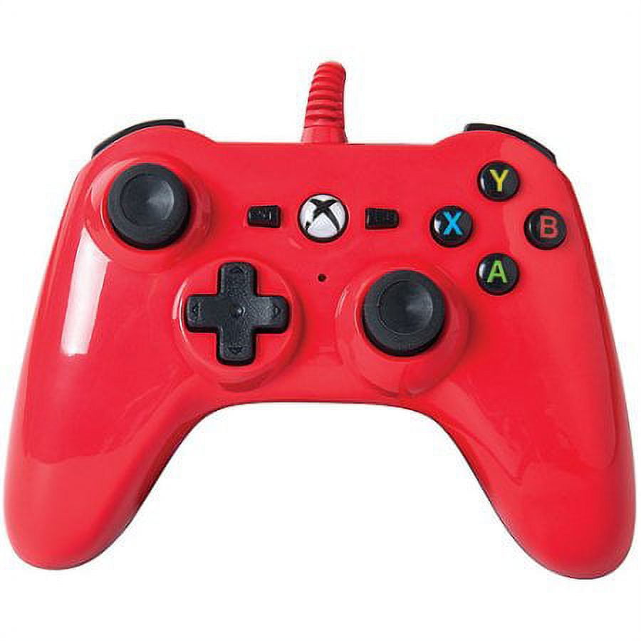 Xbox One Power A Mini Series Wired Gaming Controller, Red (New Open Box